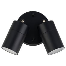 Lyra 2 Light Outdoor Wall Spotlight